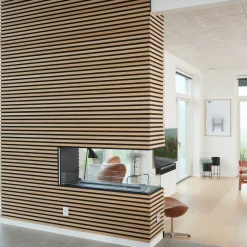 Clearance Fibrotech Premium Proff akustikpanel 22x605x3000 mm light oak