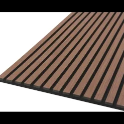 Akustikpaneler^Fibrotech Quanti akustikpanel 18x520x2440 mm walnut