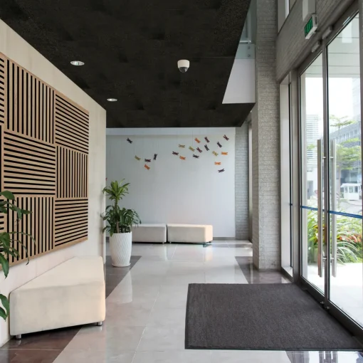 Akustikpaneler^Fibrotech Square akustikpanel 22x520x520 mm light oak - pk á 2 stk.