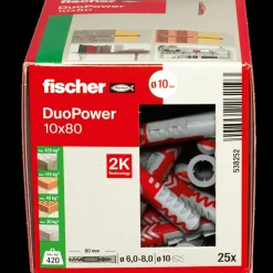 Clearance fischer duopower 10x80 DIY 25 stk.