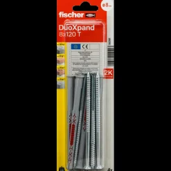 Rawlplugs Og Dyvler^Fischer Duoxpand karmdyvel 8x80 elforzinket 4 stk