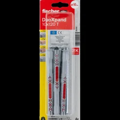 Best Fischer Duoxpand karmdyvel 10x100  4 stk elforzinket