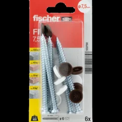 Best Fischer FFS karmskrue m/hoved 7,5x72 6 stk