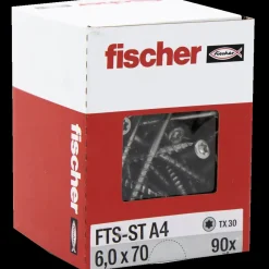 Outlet Fischer FTS-ST terrasseskrue 5,0x70 A4 TX20 110 stk