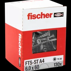 Outlet Fischer FTS-ST terrasseskrue 5,0x70 A4 TX20 110 stk