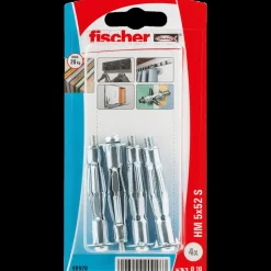 Hot Fischer hulrumsmetaldyvel HM 5 x 52 mm med metrisk skrue SB-kort 4 stk