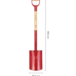 Fiskars Haveredskaber^spade med afrundet blad