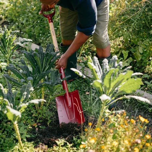 Fiskars Haveredskaber^spade med afrundet blad