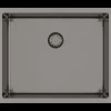 Online Flow FL20 køkkenvask stål 450x550 mm PVD gunmetal