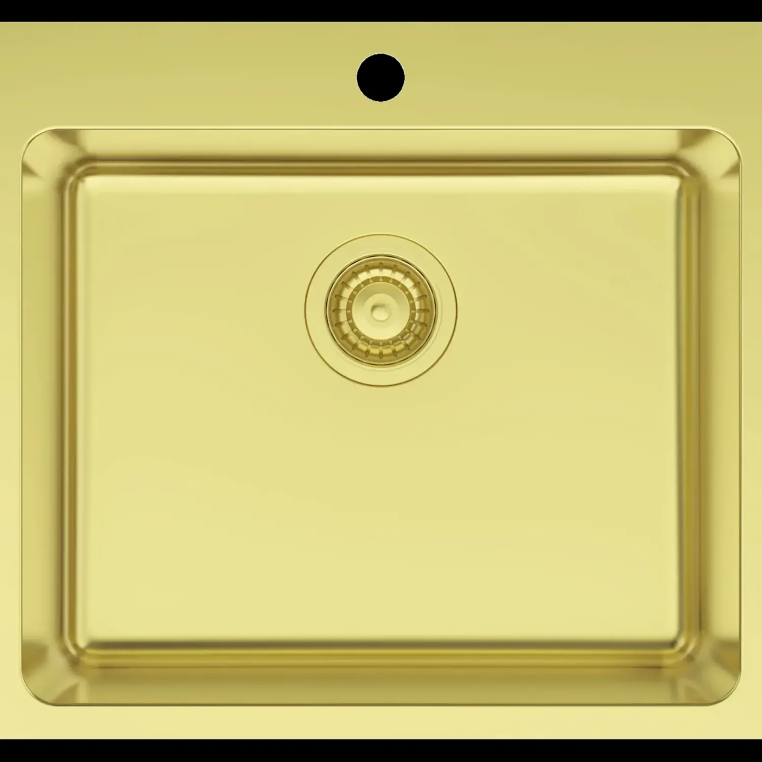 Køkkenvaske^Flow LA 550 køkkenvask PVD messing 500x550 mm