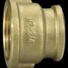 Vvs-Fittings Og Rør^Formmuffe 3/4x1/2" messing