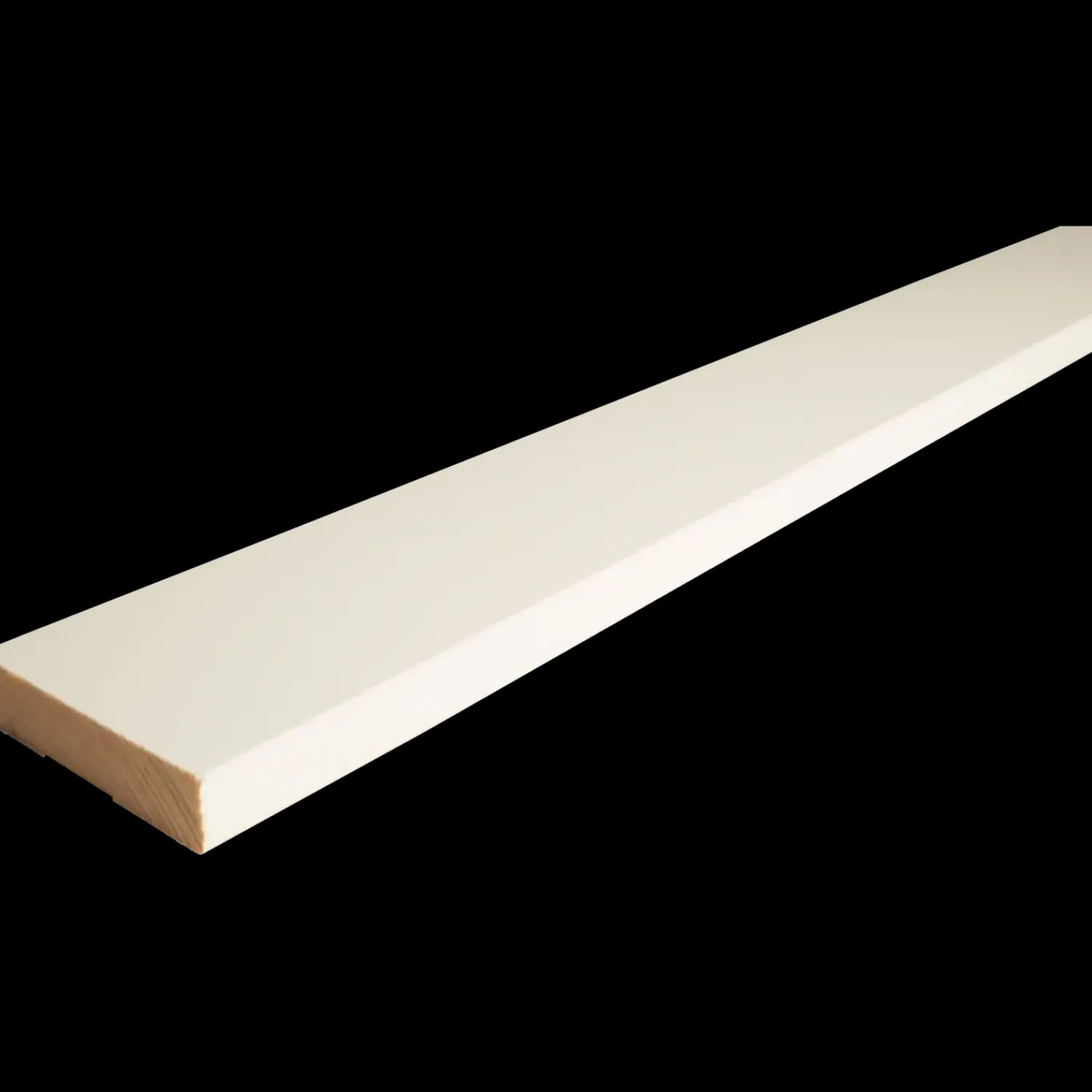 Frøslev træ Fodlister^FT Fodliste fyr L140 Hvid Ncs 14x65x4200 mm