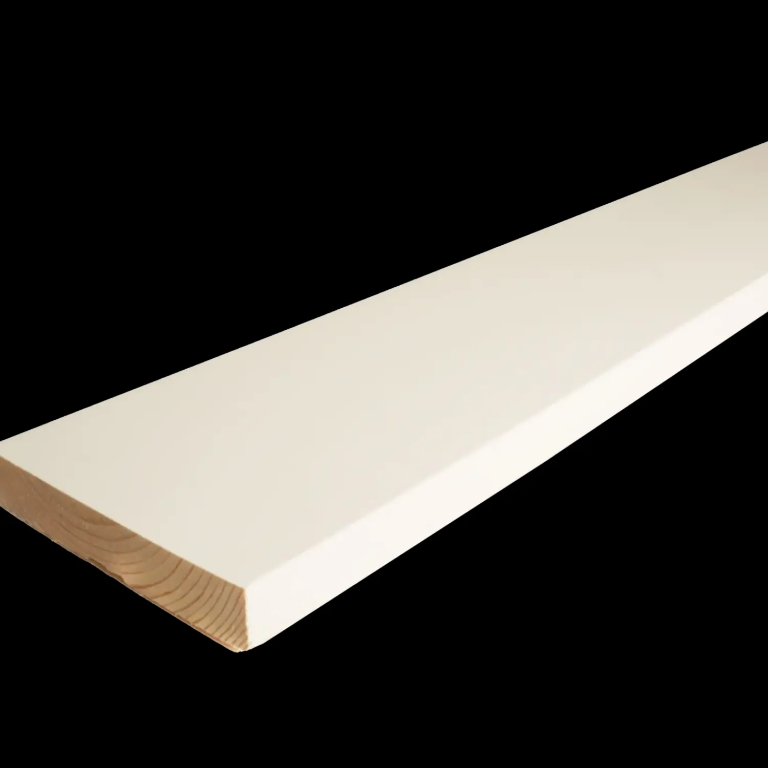 Frøslev træ Fodlister^FT Fodliste fyr L152 Hvid Ncs 15x91x4200 mm