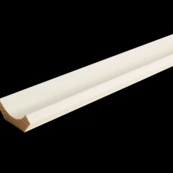 Outlet Frøslev træ FT Hulkehl fyr L628 Hvid Ral 27x27x3300 mm