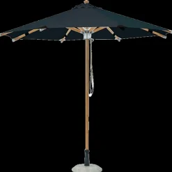 Outlet Fur parasol Ø3 m sort