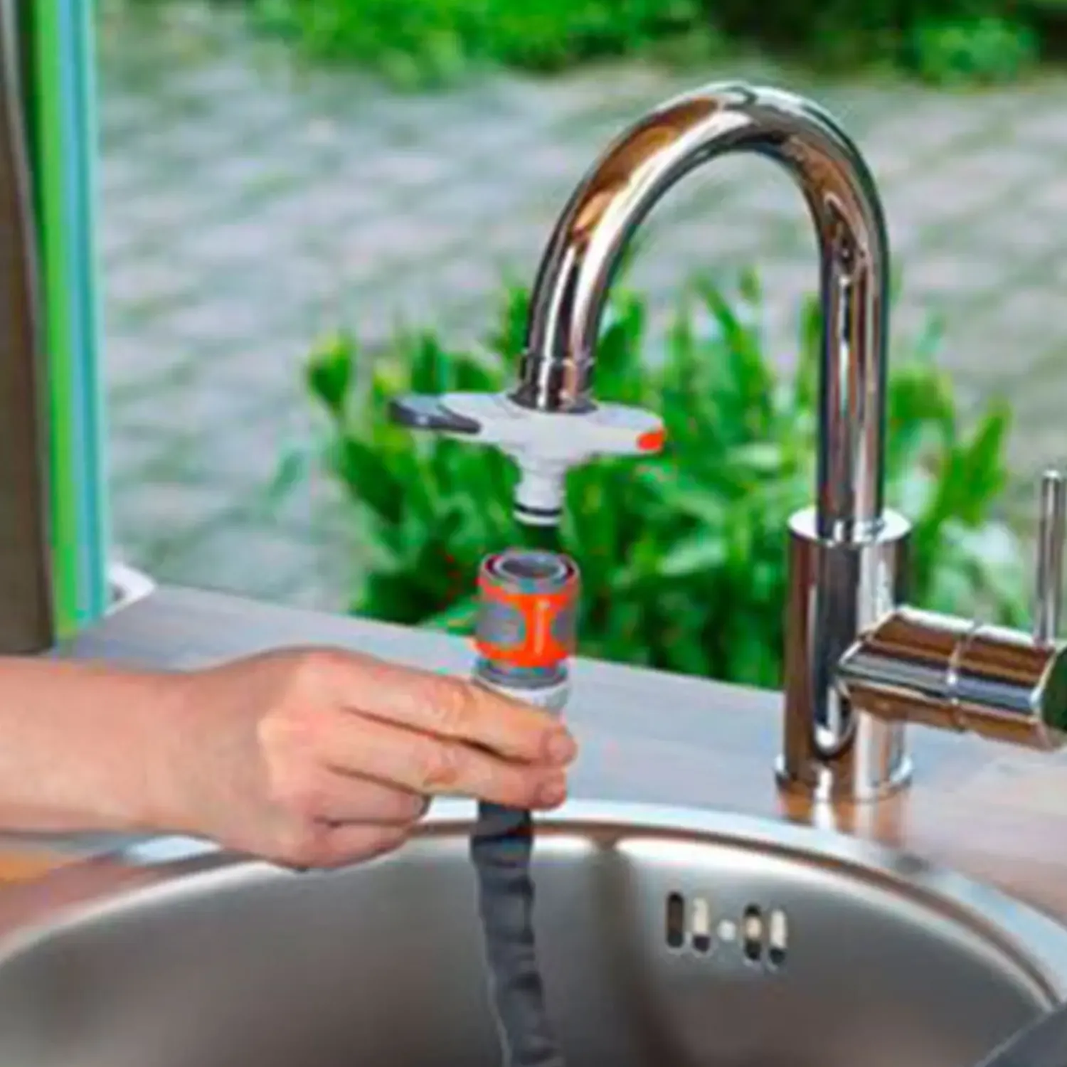 Outlet Gardena adapter til indendørs vandhaner 18210-34