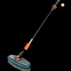 Gardena Udendørs Rengøring^Cleansystem vaskesæt m. skaft og blød børste