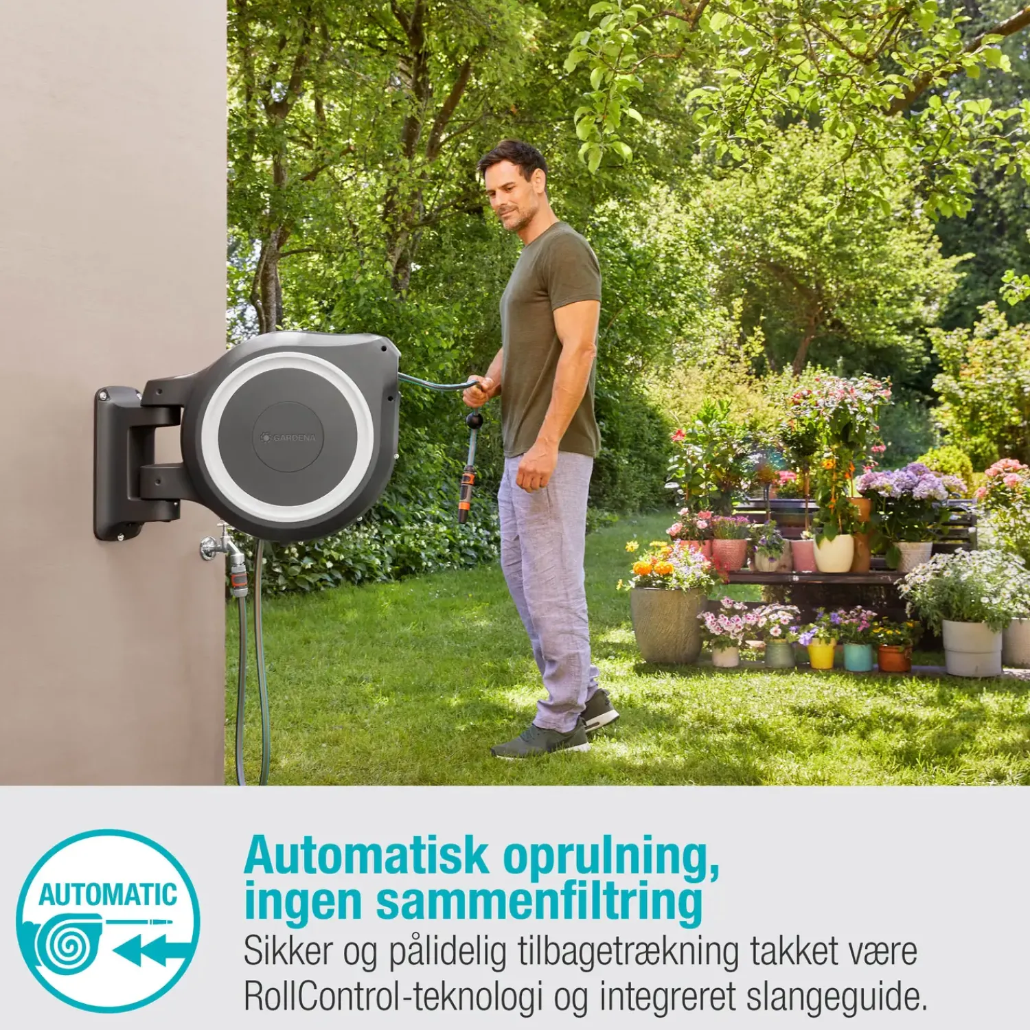 New Gardena RollUp XL 35 vægslangeboks m/35 m slange