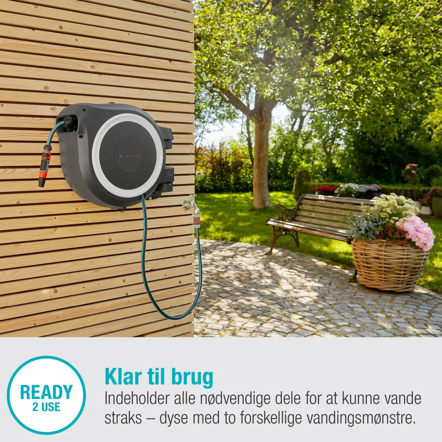 New Gardena RollUp XL 35 vægslangeboks m/35 m slange