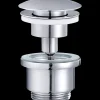Outlet Geyser push bundventil 1 1/4" krom