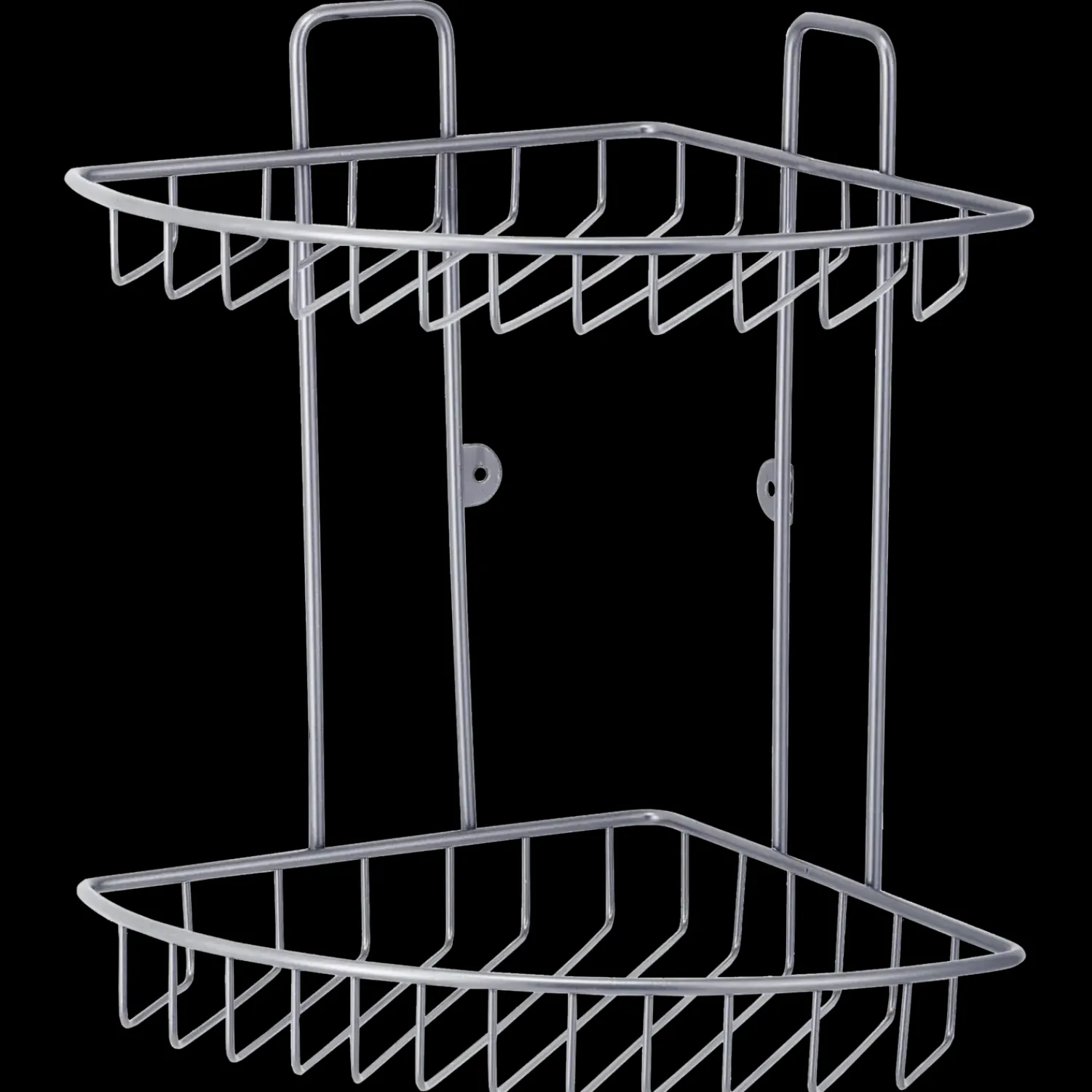 Sæbehylder^Geyser tråd hjørnehylde dobbelt mat satin