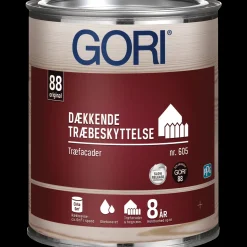 Sale GORI 605 dækkende træbeskyttelse hvid 5 L
