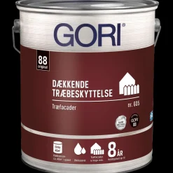 GORI Heldækkende Træbeskyttelse^605 dækkende træbeskyttelse stengrå 5 L