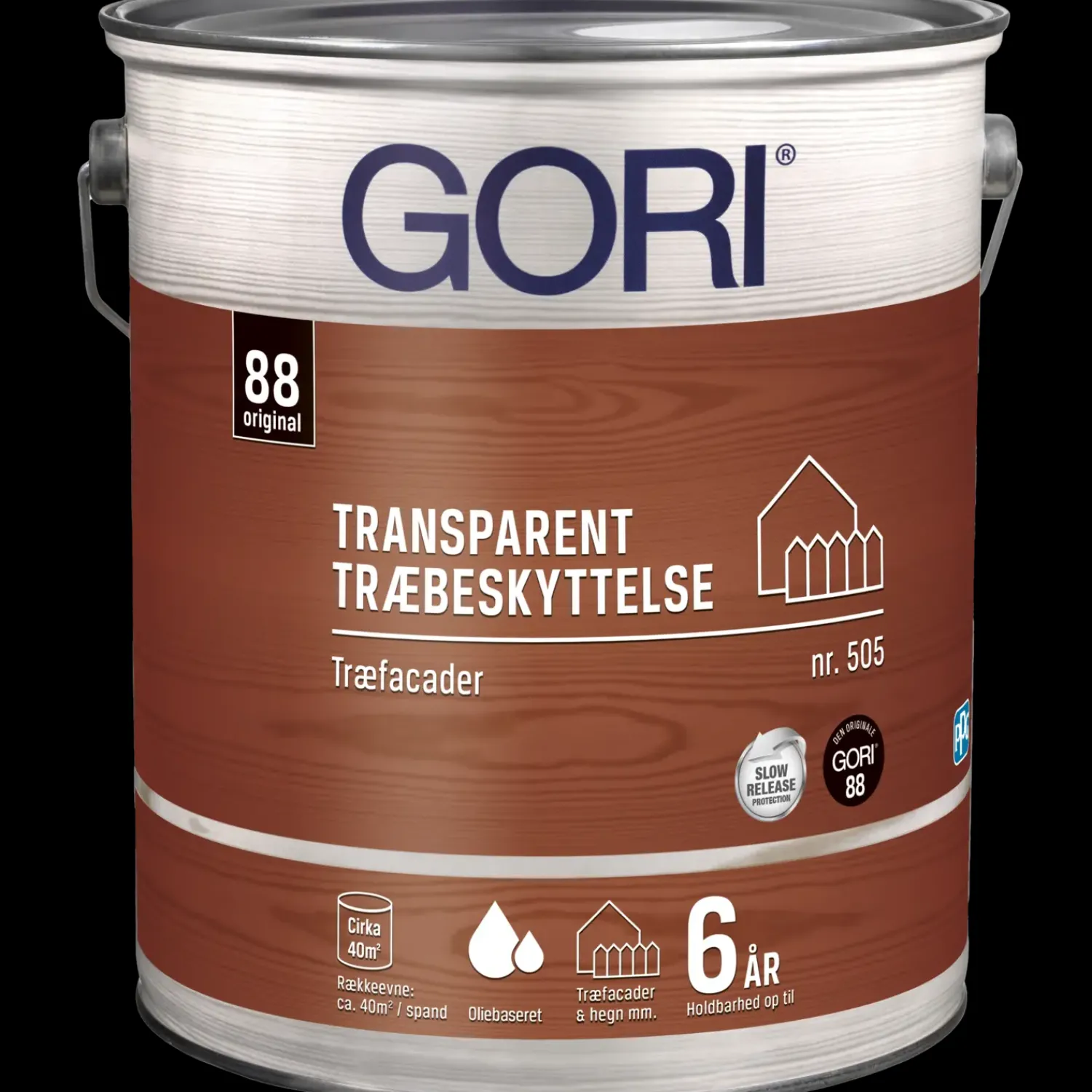 GORI Transparent Træbeskyttelse^505 transparent træbeskyttelse pine 2,5 L