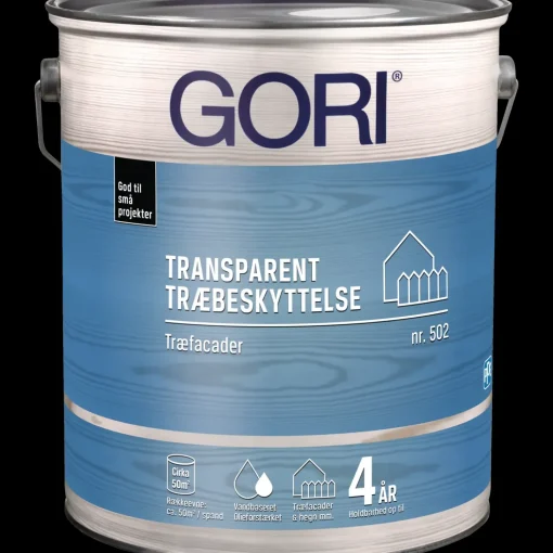 Discount GORI 502 transparent træbeskyttelse farveløs 5 L
