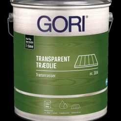 Outlet GORI 304 transparent træolie træterrasser teak 5 L