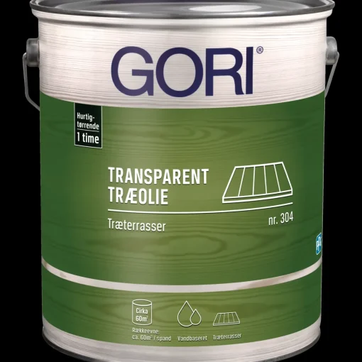 GORI Terrasseolie^304  transparent træolie træterrasse farveløs 2,5 L