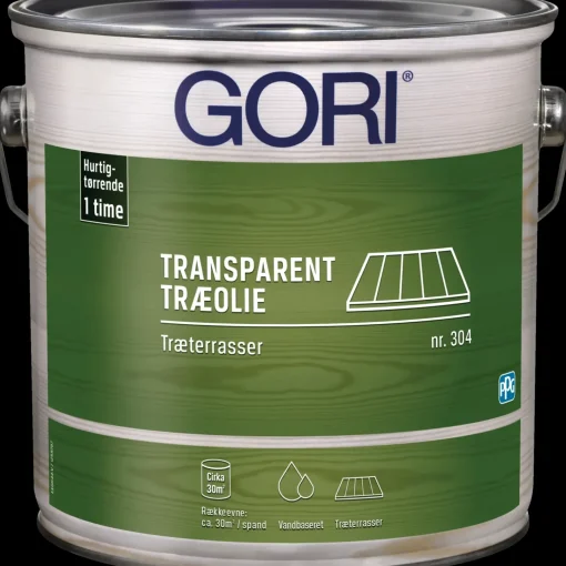 GORI Terrasseolie^304  transparent træolie træterrasse farveløs 2,5 L