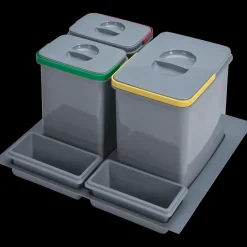 Online Grå affaldssystem udtræksskuffe 1x12 L og 2x5 L