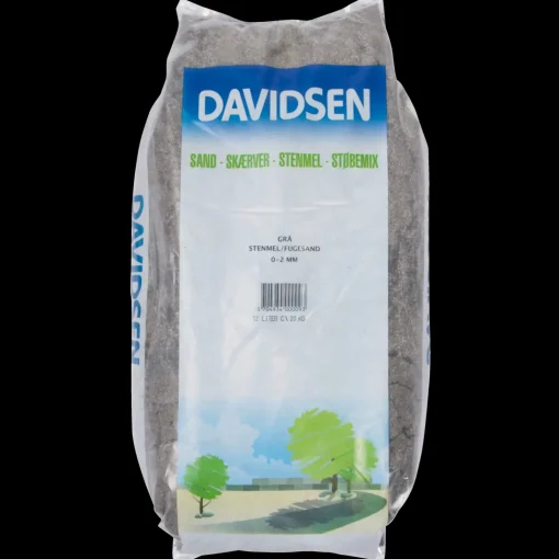 Discount Davidsen Grå granitstenmel 0/2 mm ps. á 20 kg