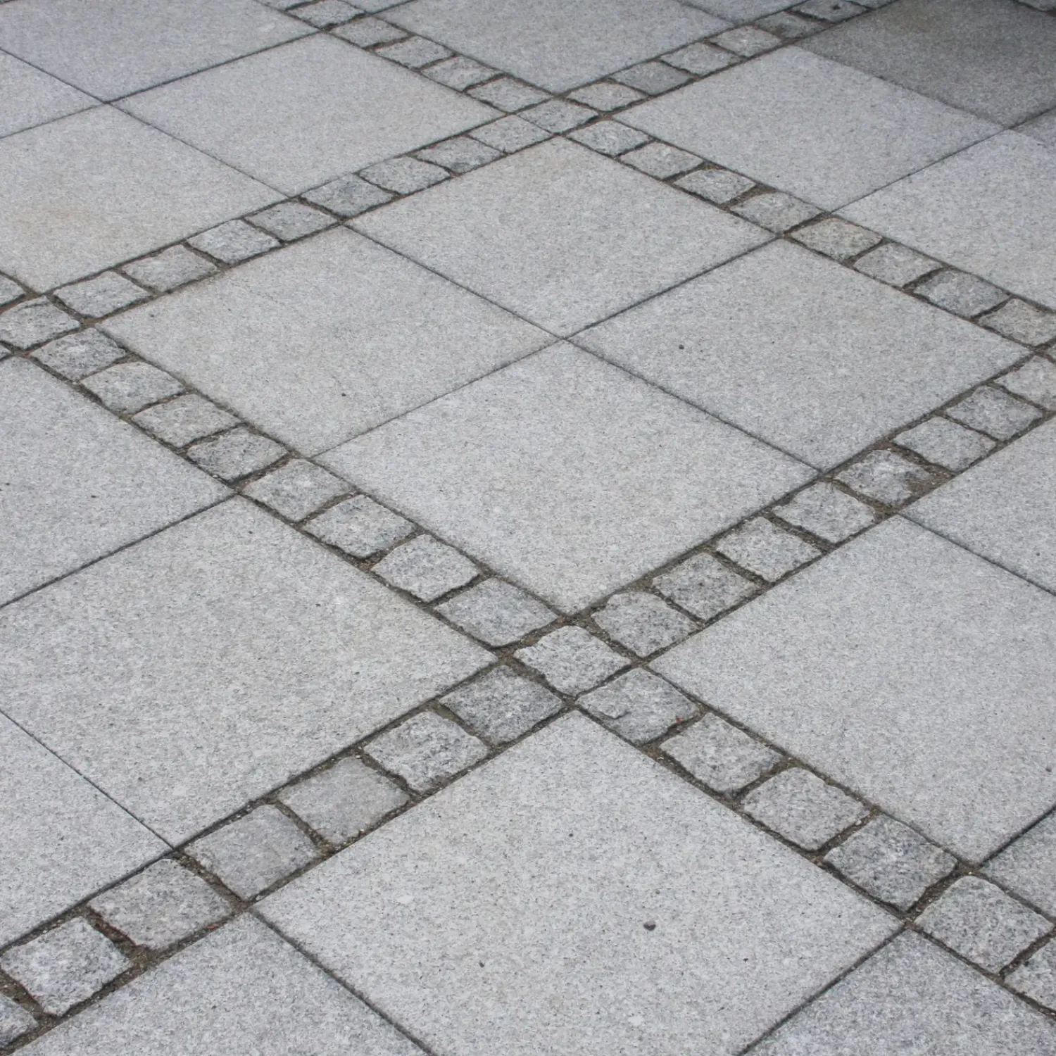 Granit.dk Belægningssten^Granit chaussésten 9x9x4/6 cm grå