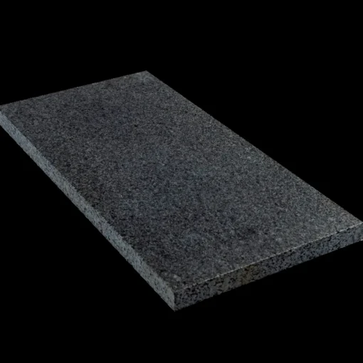 Belægningssten^Granitflise G695 30x60x3 cm sortgrå