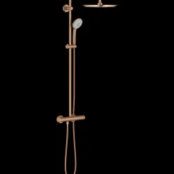 Grohe Euphoria brusesæt m/termostat børstet kobber