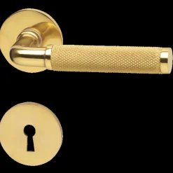 Online Habo Lexington dørgreb m/nøgleskilt messing