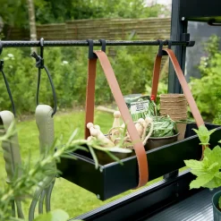 Halls Drivhusindretning^Qube drivhushylde sort