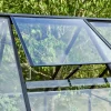 Halls Drivhus Reservedele Og Vedligehold^Qube drivhusvindue m/hærdet glas sort