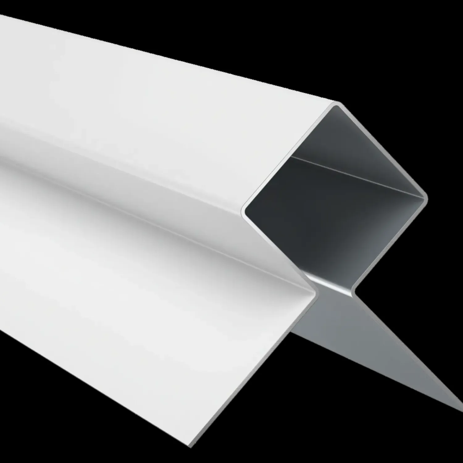 Tilbehør Til Facadebeklædning^Hardie udvendig hjørne hvid 0,8x3000 mm