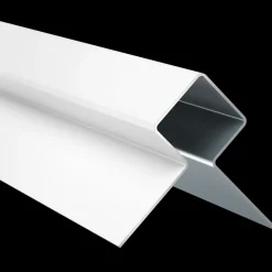 Tilbehør Til Facadebeklædning^Hardie udvendig hjørne hvid 0,8x3000 mm