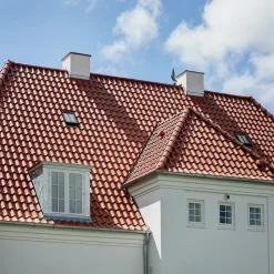 V. Meyer Tagsten^HF14/Vario vingefalstagsten naturrød