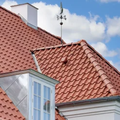 V. Meyer Tagsten^HF14/Vario vingefalstagsten naturrød