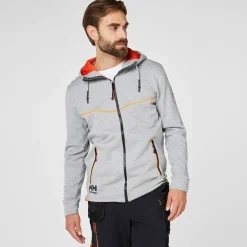 Helly Hansen Trøjer Og Sweatshirts^HH Workwear Chelsea hættetrøje grå str. M
