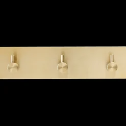 New Håndklædeholder med 3 kroge messing