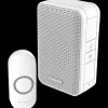 New Honeywell trådløs dørklokke med ringetryk 150m hvid