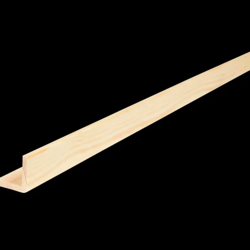 Hornbæk Trævarefabrik Hjørnelister^Ht 128 Fyr Hjørneliste M/15 Mm Fals 20X20X1200 Mm .