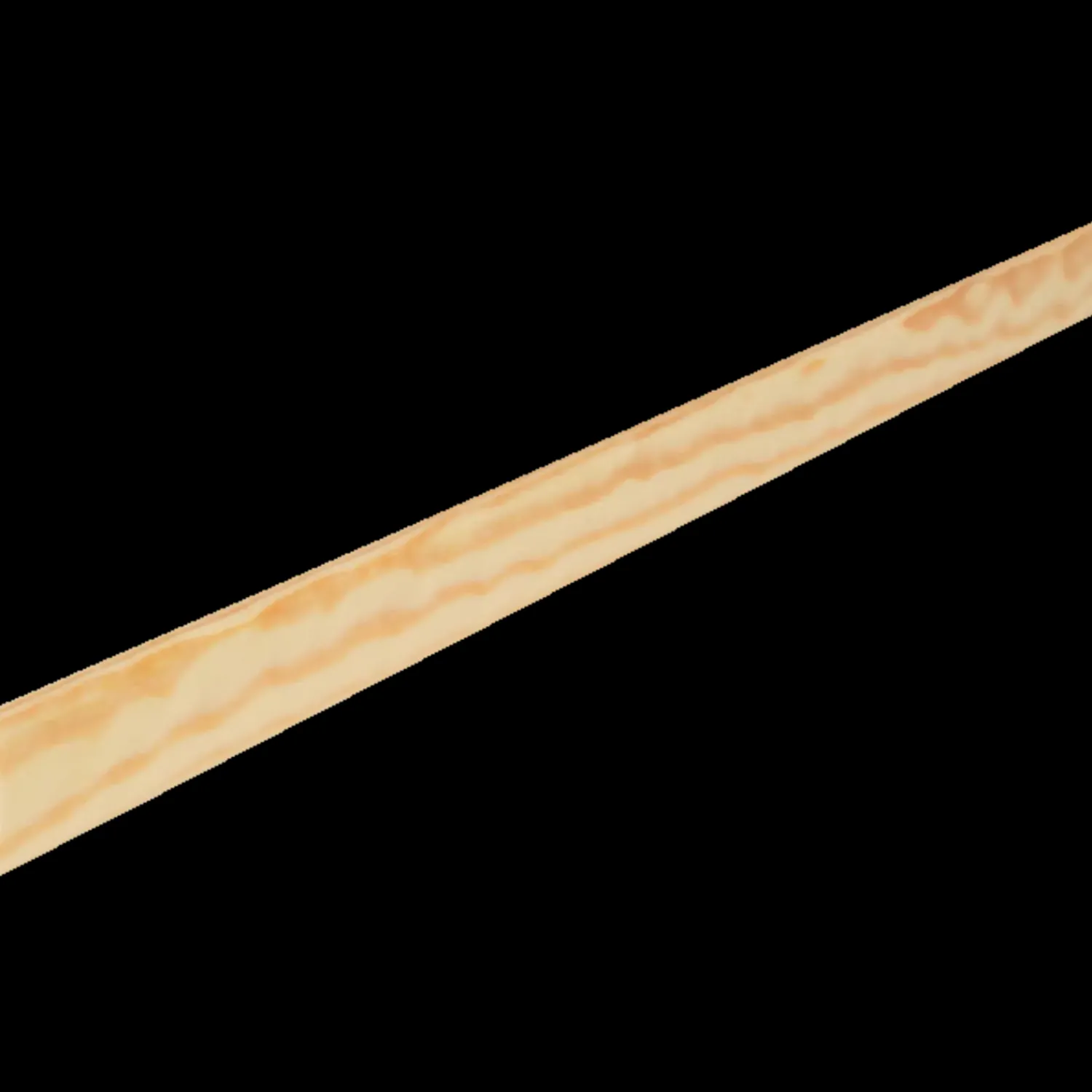 Discount Hornbæk Trævarefabrik HT 40H fyr forkantliste hvid 2 runde kanter 9x55x3000 mm