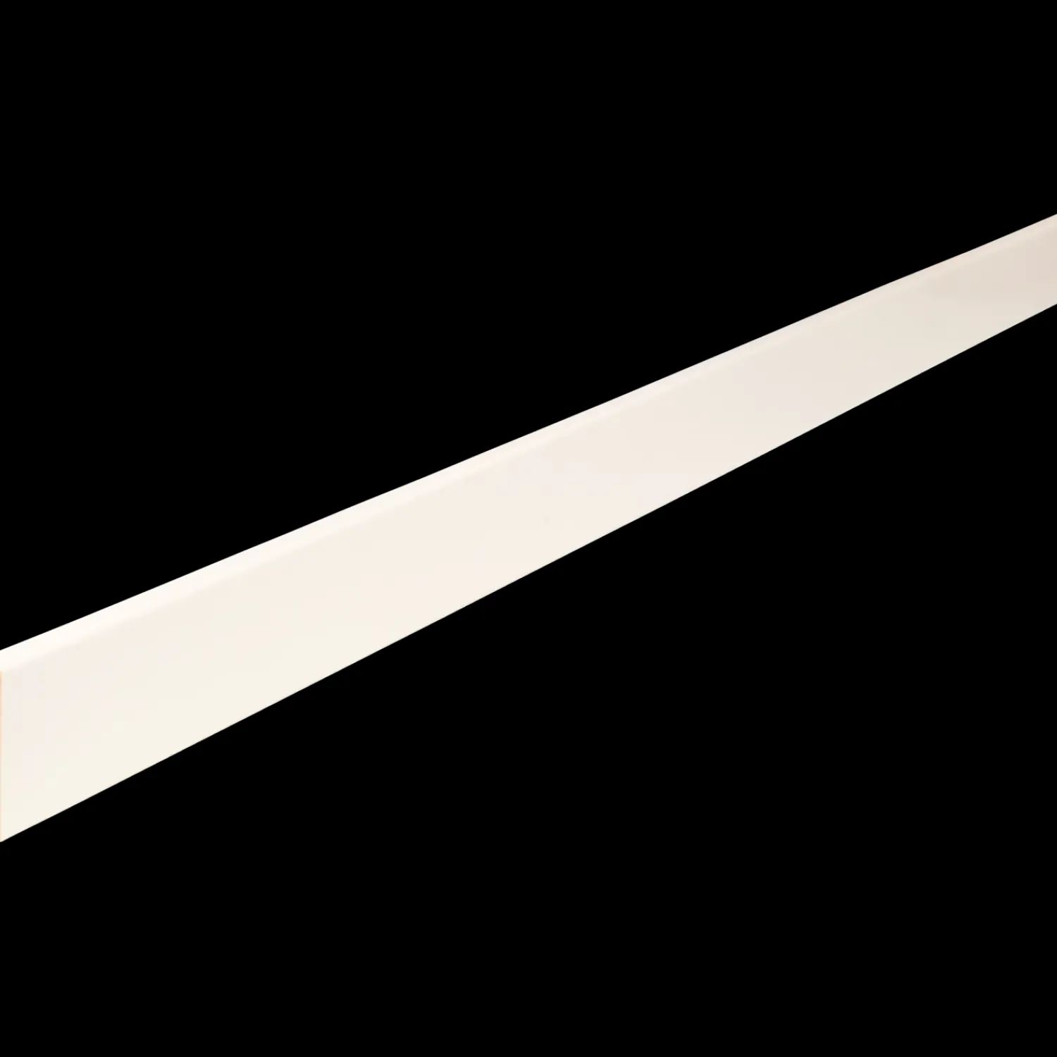 Hornbæk Trævarefabrik Forkantlister^HT 33H fyr forkantliste1 rund kant hvid 5x27x3000 mm